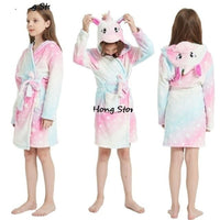 Children's Unicorn Bathrobe