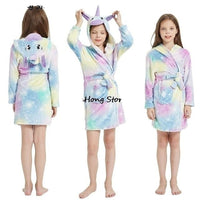 Children's Unicorn Bathrobe