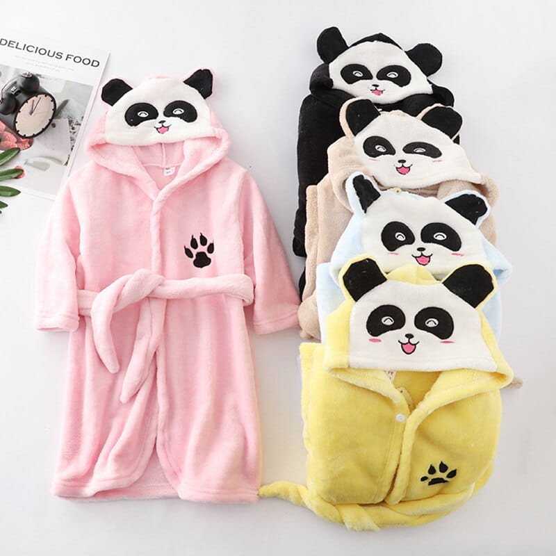 Panda Cartoon Children's Robe