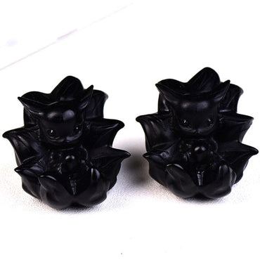 Natural Obsidian Hand Carved Polished Gemstone - east2cart.uk