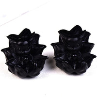 Natural Obsidian Hand Carved Polished Gemstone - east2cart.uk