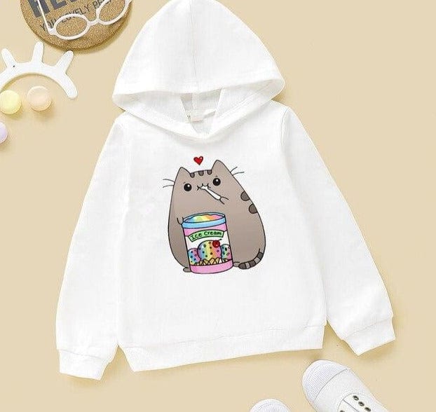 Kawaii Kids Animal Print Girls Hoodie