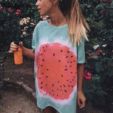 Watermelon Printed T-shirt - east2cart.uk