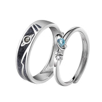 Sterling Silver Blue Zircon Ring - east2cart.uk