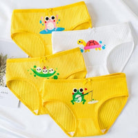 4PCS/Lot Baby Girl Boy Cute Cartoon Panties
