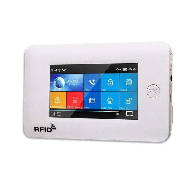 Touch Screen Burglar Alarm System