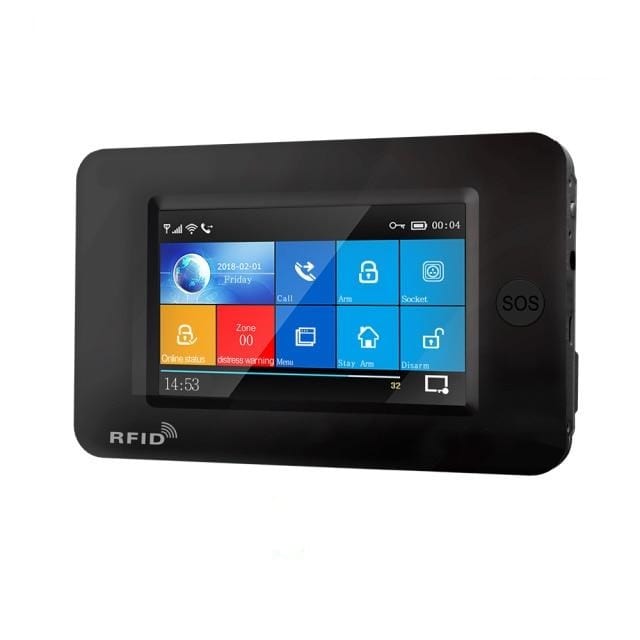 Touch Screen Burglar Alarm System