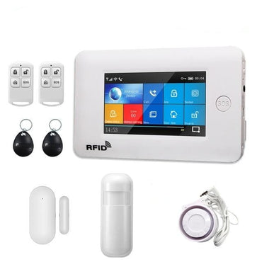 Touch Screen Burglar Alarm System