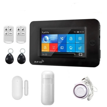 Touch Screen Burglar Alarm System