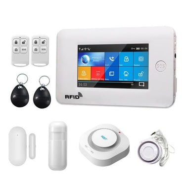 Touch Screen Burglar Alarm System