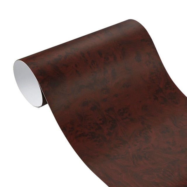 PVC Wood Grain Textured Car Interior Decoration