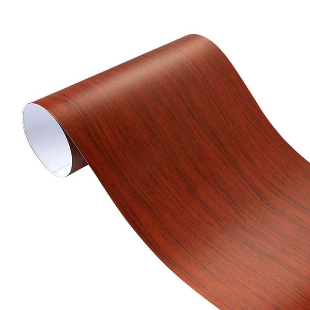 PVC Wood Grain Textured Car Interior Decoration