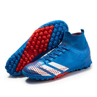 New Men Football Boots Outdoor HighTop Sneakers Kids Soccer Shoes Cleats Athletic Sport Shoes AG/TF Profession Outdoor sneakers - east2cart.uk