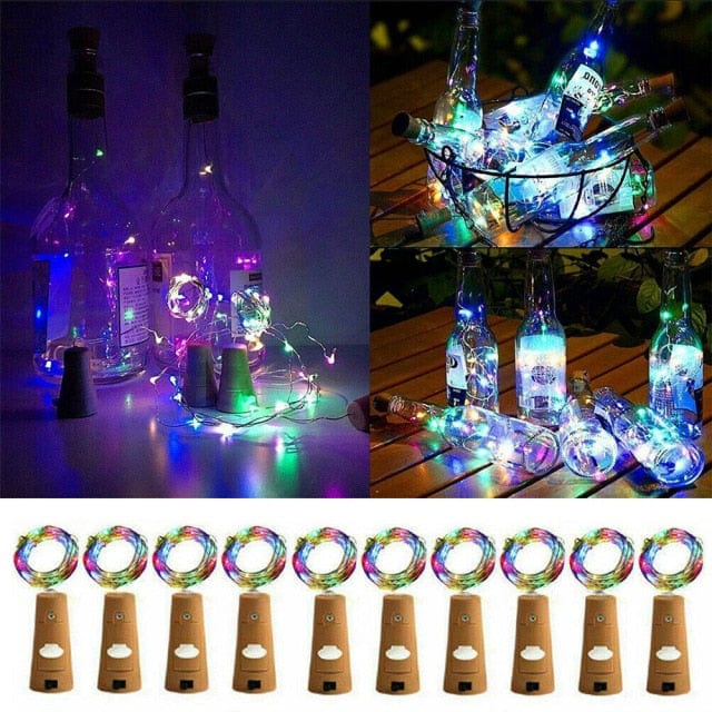 Wine Bottle Fairy String Lights