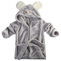 Toddler Cartoon Hooded Bathrobe