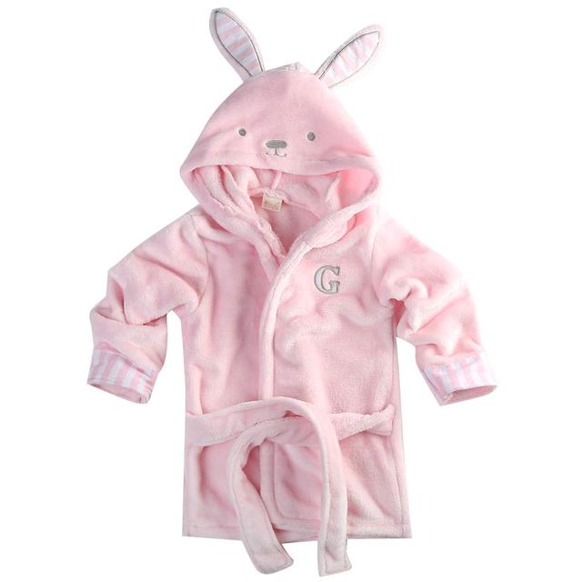 Toddler Cartoon Hooded Bathrobe