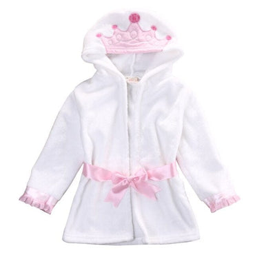 Toddler Cartoon Hooded Bathrobe