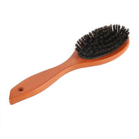 Natural Boar Bristle Hairbrush Massage Comb Anti-static Hair Scalp Paddle Brush Beech Wooden Handle Hair Brush Comb Styling Tool - east2cart.uk