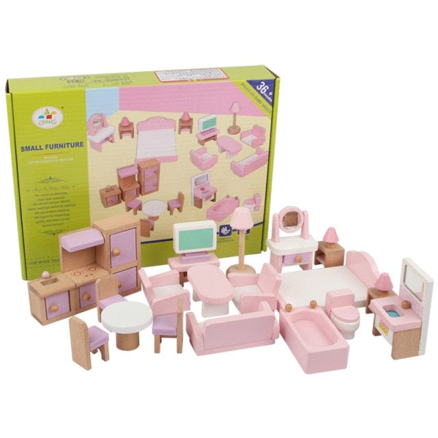 22pcs Miniature Furniture For Girls Play Doll House - east2cart.uk