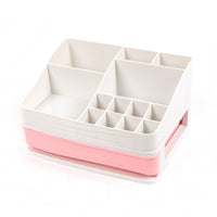 Makeup Organizer Cosmetic Box Case Large Capacity Makeup Storage Box Desktop Cosmetic Drawer Jewelry Nail Polish Container - east2cart.uk