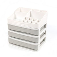 Makeup Organizer Cosmetic Box Case Large Capacity Makeup Storage Box Desktop Cosmetic Drawer Jewelry Nail Polish Container - east2cart.uk