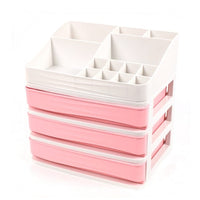 Makeup Organizer Cosmetic Box Case Large Capacity Makeup Storage Box Desktop Cosmetic Drawer Jewelry Nail Polish Container - east2cart.uk
