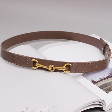 Simple Design Plain Real Cow Leather Belt Women Waistband Fashion All Match Jean Pant Dress Belt Genuine Leather Waist Belt 2021 - east2cart.uk