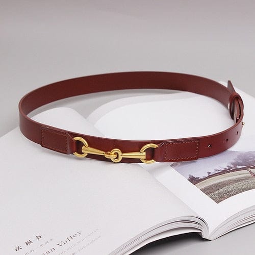 Simple Design Plain Real Cow Leather Belt Women Waistband Fashion All Match Jean Pant Dress Belt Genuine Leather Waist Belt 2021 - east2cart.uk