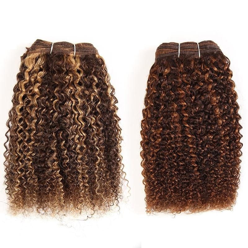 Kinky Wave Blonde Pre-Colored Hair Extension - east2cart.uk