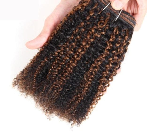 Kinky Wave Blonde Pre-Colored Hair Extension - east2cart.uk