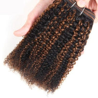 Kinky Wave Blonde Pre-Colored Hair Extension - east2cart.uk