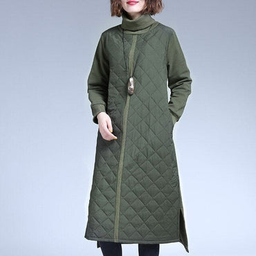 Turtleneck Vintage Long Winter Dress