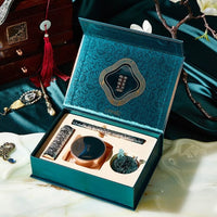 Makeup Cosmetic Set Oriental Beauty  Lotus Pond Moonlight Gift Box Velvet Lipstick Ivory Concealer Eye Shadow Setting Powder - east2cart.uk