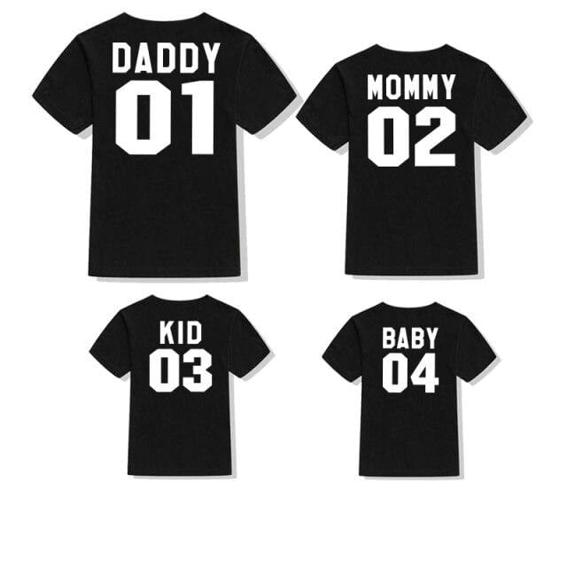 DADDY KID BABY T shirts