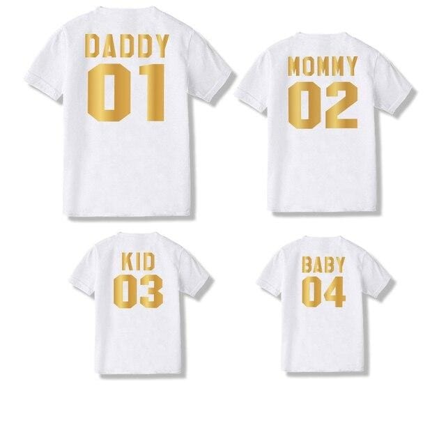 DADDY KID BABY T shirts