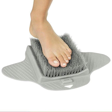 UNTIOR Silicone Foot Brush Massage Slippers Bath Shoes Brush Pumice Stone Foot Remove Dead Skin Shower Foot Scrubber with Sucker - east2cart.uk