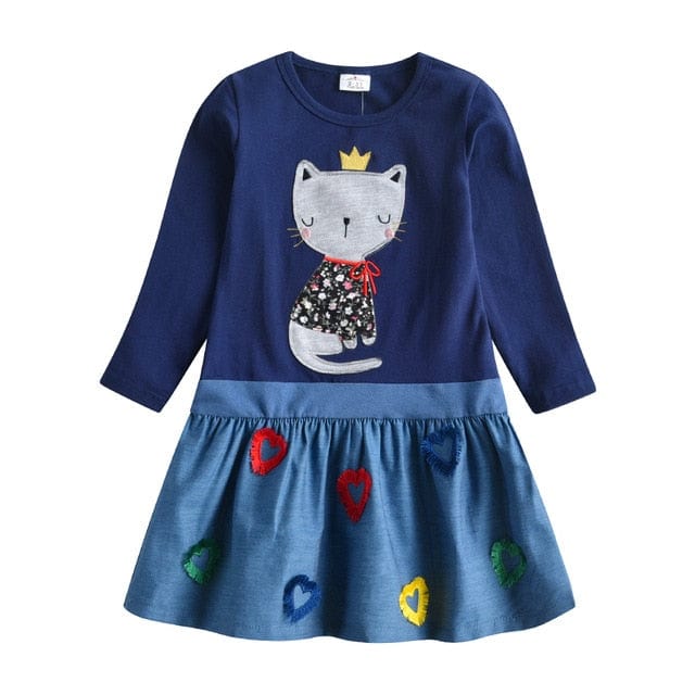 Girls Long Sleeve Winter Dress