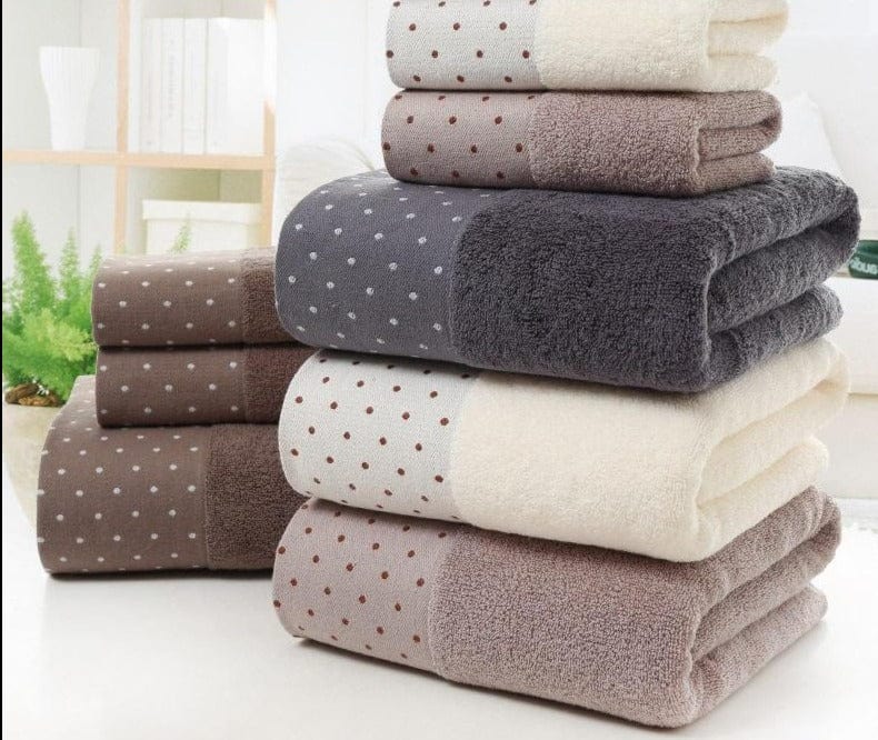 Adult Cotton Bath Towel Set - east2cart.uk