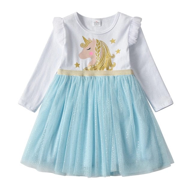 Star Sequins Princess Long Dress