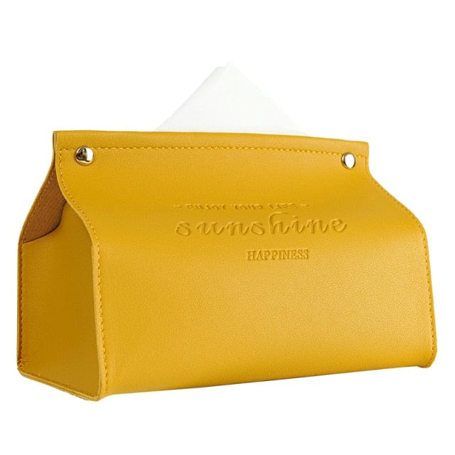 PU Leather Creative Luxury Tissue Box - east2cart.uk