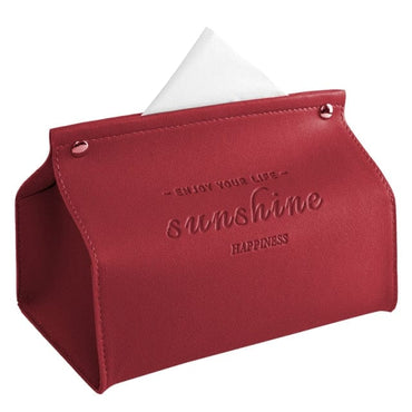 PU Leather Creative Luxury Tissue Box - east2cart.uk