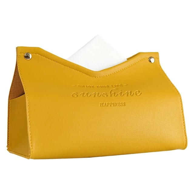 PU Leather Creative Luxury Tissue Box - east2cart.uk