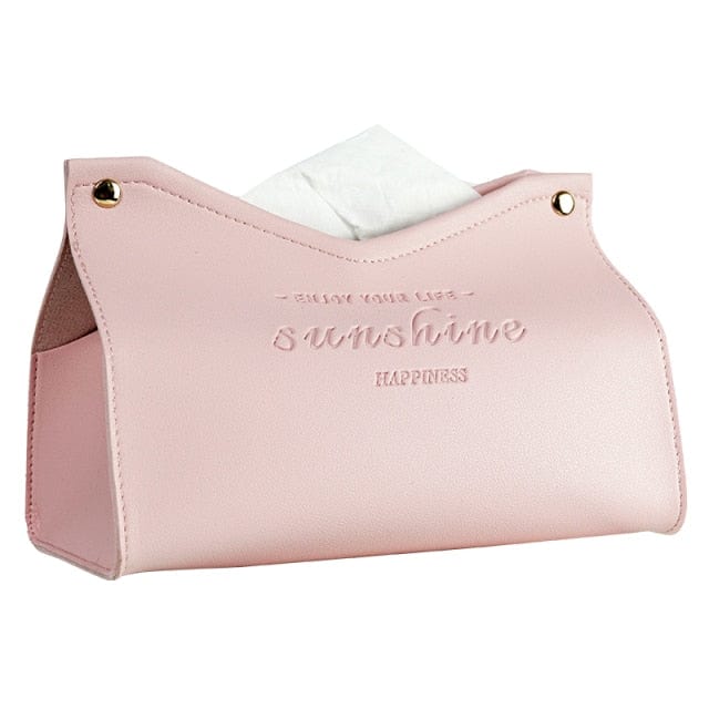 PU Leather Creative Luxury Tissue Box - east2cart.uk