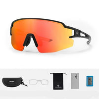 ROCKBROS Polarized Sports Men Sunglasses Road Cycling Glasses Mountain Bike Bicycle Riding Protection Goggles Eyewear 5 Lens - east2cart.uk