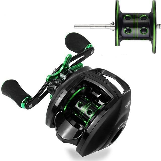 LINNHUE Best Baitcasting Reel BS2000 8.1:1High Speed Fishing Reel 8KG Max Drag Reinforced Reel Drag Reel Carp Drag Reel Fishing - east2cart.uk