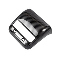 Carbon Fiber ABS Rear Air Vent Cover Trim For Tesla Model 3