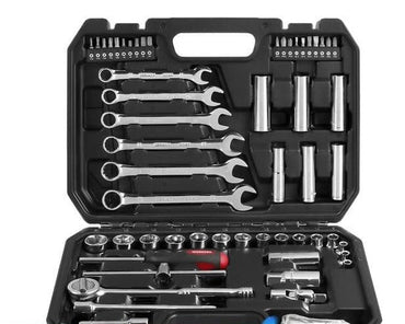 123PC Mixed Tool Mechanics Tool Set