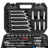 123PC Mixed Tool Mechanics Tool Set