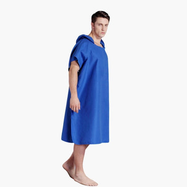 Zipsoft Beach Towel Microfiber Hooded Poncho Towel Bathrobe Poncho Hooded Absorbent Quick drying Easy for Changing Cloth 2021New - east2cart.uk