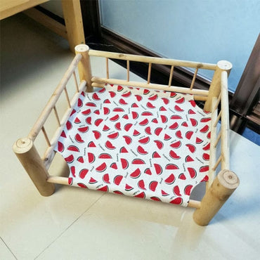 Pet Cat Solid Wood Bed Camp-bed Pet Rabbit Camp-bed Cat Dog Wooden Pet Kennel Removal Of Four Seasons Cat Sofa Bed - east2cart.uk